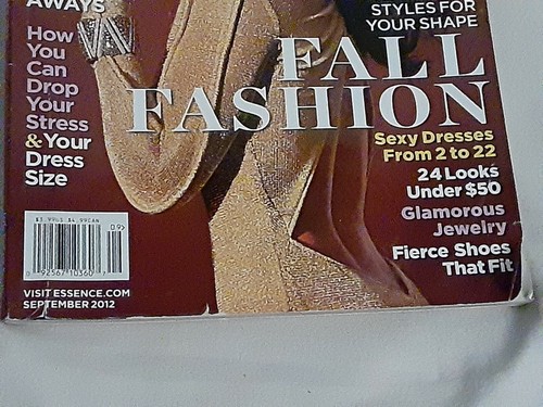 Magazine ESSENCE 2012 September Jada Pinkett Smith On Cover No Label - Picture 2 of 5