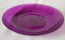 Tortenplatte Glasplatte Servierplatte Shabby Lila GroßePlatte