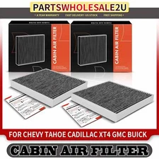 2x Activated Carbon Cabin Air Filter for Chevy Tahoe Impala Camaro GMC Cadillac