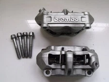 DUCATI 999 749 OEM BREMBO RADIAL FRONT BRAKE CALIPERS / 4 PAD 1098 848 100MM.