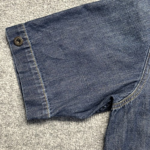 Vintage Polo Ralph Lauren Dress Womens Large Authentic Dungarees Denim Shirt  - Picture 9 of 20