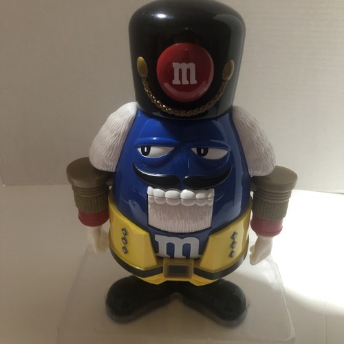 Used M&M Blue Holiday Nutcracker Sweet Candy Dispenser Christmas No Candy - Picture 3 of 8