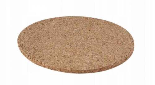 Set of 6 Round Cork Drinks Coasters 100mm x 3mm Cork Cup Anti Slip Tableware - Picture 2 of 4