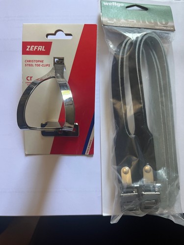 Zéfal Christophe Fußstopper L-XL + Wellgo W-6 Strap Set