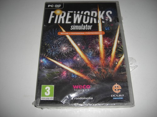 FEUERWERK SIMULATOR PC DVD ROM - NEU & VERSIEGELT - SCHNELLER VERSAND