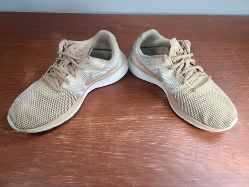 Nike Womens Tanjun 921668-200 Beige Running Shoes Sneakers Size 8 - Picture 5 of 10