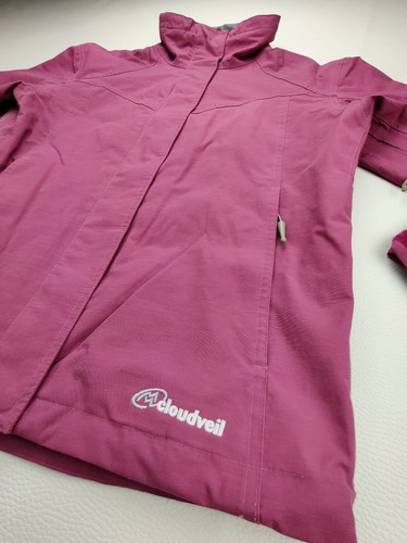 Cloudveil Women's Medium Windstopper Nylon Full Zip Pink/Purple Jacket - Picture 4 of 11