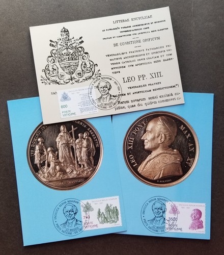 [SJ] Vatican Rerum Novarum 1991 (maxicard) - Picture 1 of 6