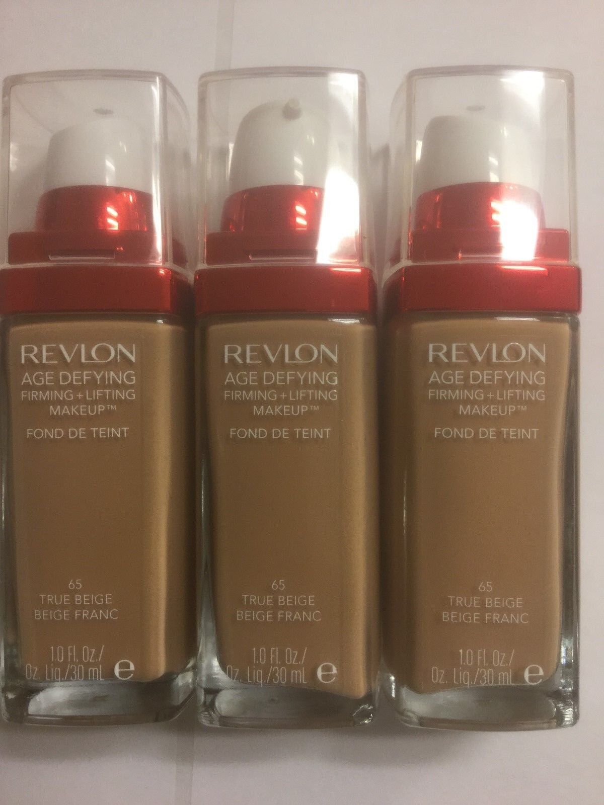 Revlon Age Defying Makeup, #65 True Beige Full Size NEW