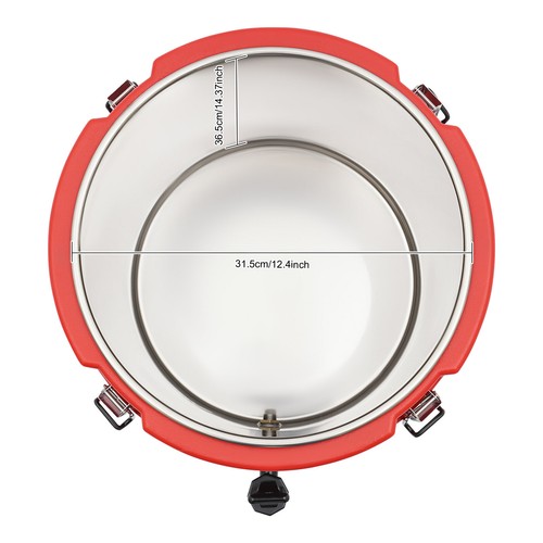 Rot Isoliergetränkebehälter Isoliergetränkekühler Isoliereimer - Bild 24 von 24