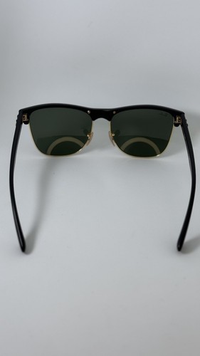 Ray-Ban Men's Sunglasses RB4175 877 Black Gold Square Green Lenses 57mm & Case - Picture 9 of 14
