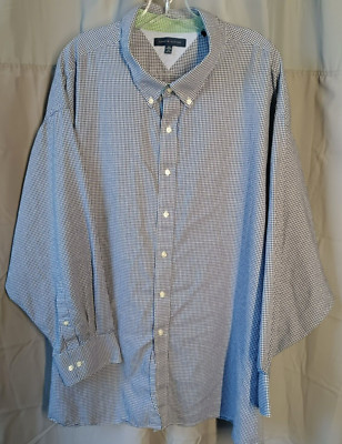 Tommy Hilfiger Size 22 - 34/35  Big Grand Men's Long Sleeve Button Up Plus Size