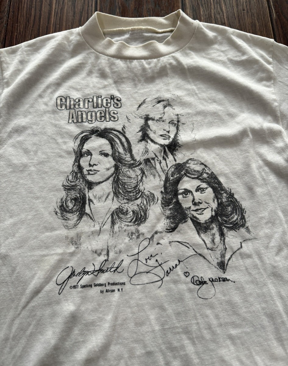 Vintage 70S 1977 Charlie'S Angels Charlies Angel T Shirt