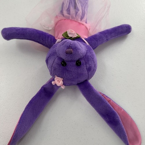 Purple Plush Bunny Pink Ballerina Outfit & Tutu 12 Inches Tall Dance Easter Toy - Picture 5 of 11