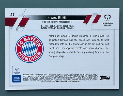 2022-23 topps chrome women's uefa base w variant and inserts Pick you card(s) - Picture 105 of 437