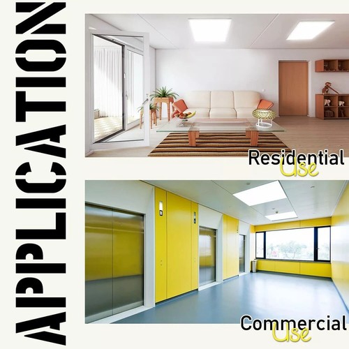 4 Pack 2x2 LED Flat Panel Light Drop Ceiling 0-10V Dimmable,100-277V, ETL Listed - Picture 19 of 21