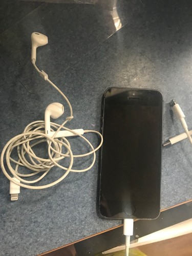 Apple iPhone SE - 32 GB - Space Gray (Unlocked) w/ Apple earphones - Picture 3 of 7