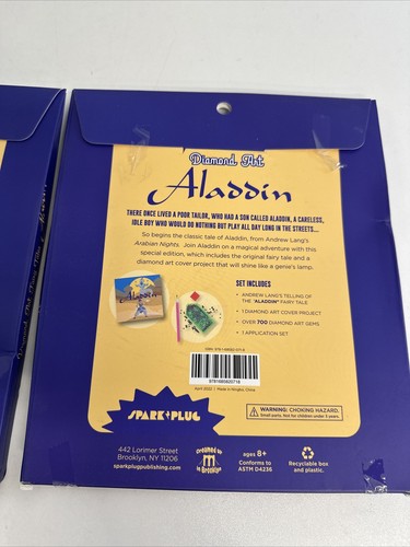 Diamond Art Aladdin 700 Gems, 1 Cover Art Project, book, application set 3-PACK - Picture 4 of 17