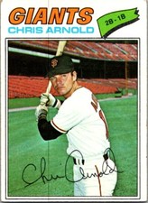 1977 Topps Chris Arnold #591 - San Francisco Giants