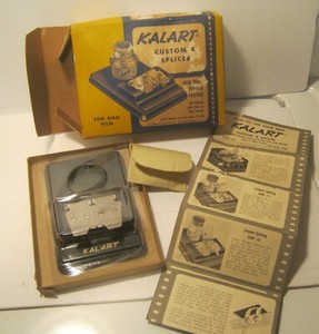1950's KALART Custom 8 Splicer MODEL S-4 with Box & Instructions!!!
