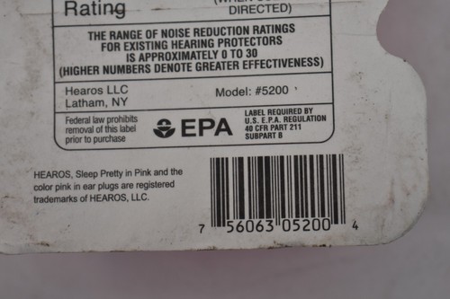 Hearos Sleep Pretty Pink Foam Ear Plugs Helps Block Snoring 14 Pairs NPR 32 5200 - Picture 4 of 5