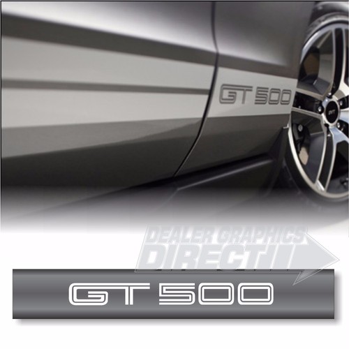 Ford Mustang Modern GT500 Rocker Panel Factory Style Stripes Graphics - Bild 1 von 8