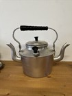 Antik Teekanne Aufgussgefäß aus Aluminium 2 Tüllen Dosieren Geschirr De Cuisine
