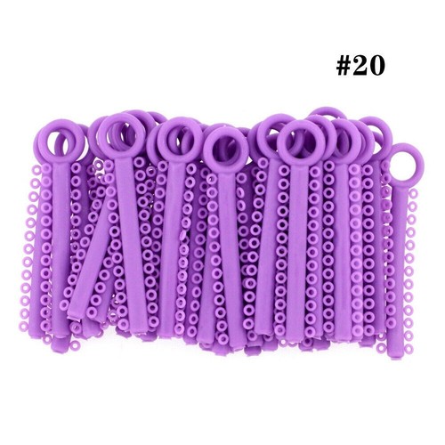 37 Colores Ortodoncia Dental Elástica Ligadura Elastica Ortodoncia - Imagen 46 de 73