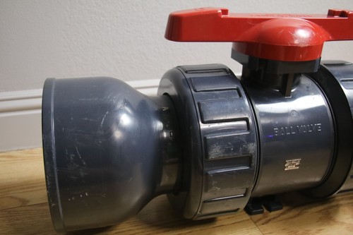 Duo Bloc 21 ASAHI AV 4" Ball Valve FKM PVC - 2x 4" to 6" adapters 150-6 - Picture 5 of 11