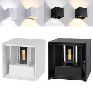 12W-Waterproof-Dimmable-Modern-Cube-Wall-Light-Led-Sconce-Up-Down-Lamp