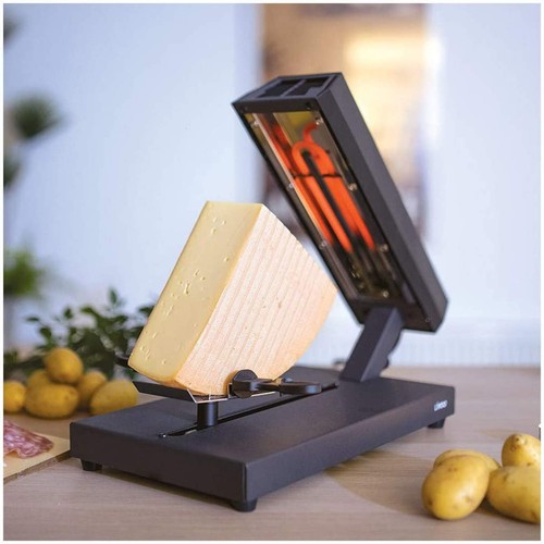 LIVOO Traditionelles Raclette-Gerät Grillplatte Käse Fondue 400 Watt DOC231  - Bild 5 von 5