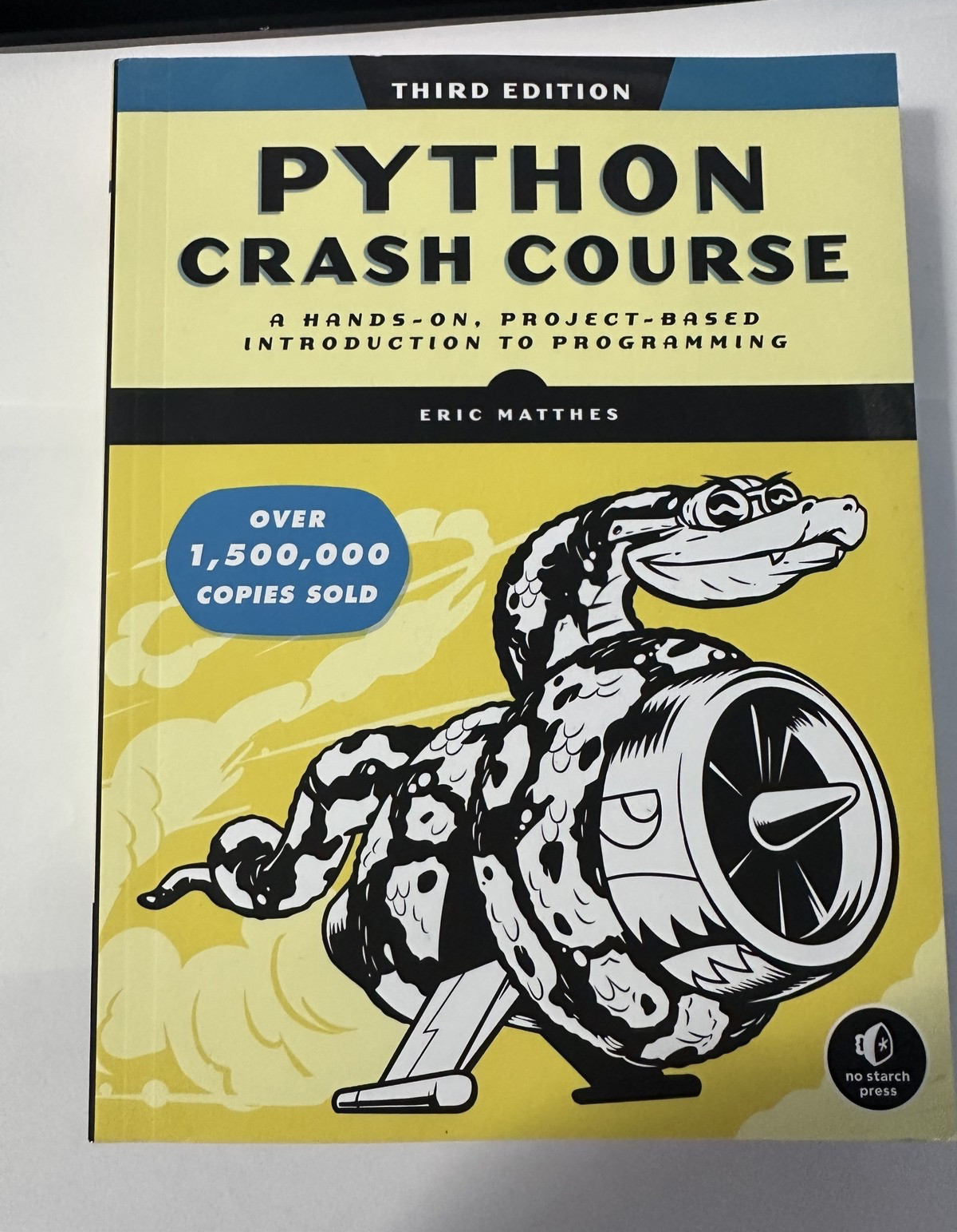 S L1600 Python Crash Course A Hands-On Project Based Introduction To Programming - Used