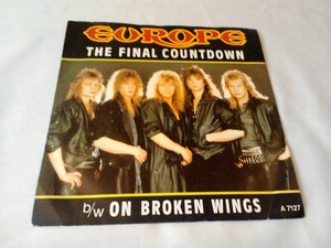 Europe The Final Countdown On Broken Wings 7 Single Ex Vinyl Record A7127 P S Ebay ebay