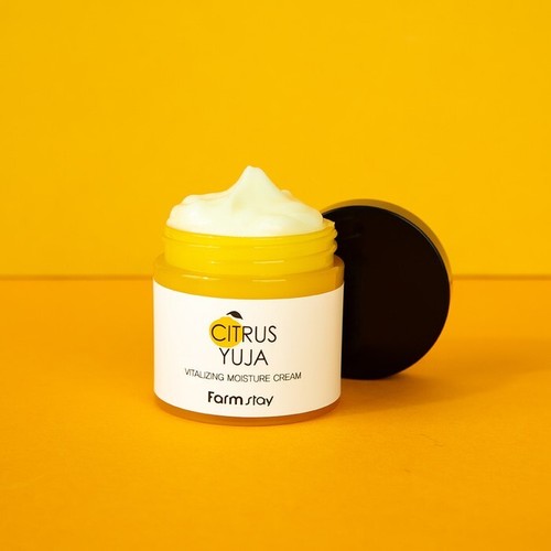 [Farmstay] Crema hidratante vitalizante cítrica YUJA 80 g / Cosméticos coreanos - Imagen 7 de 10