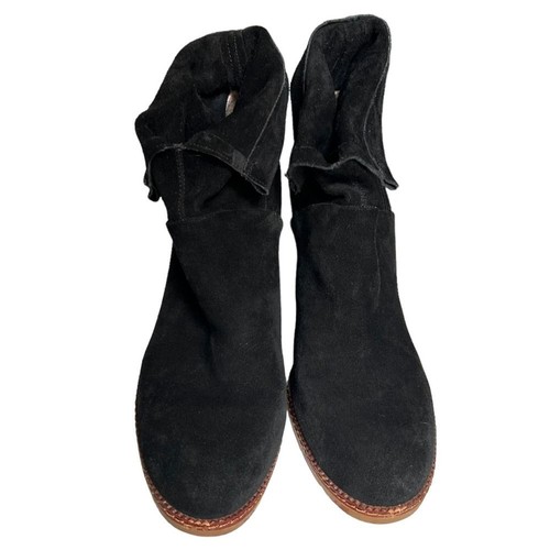 Kate Spade Saunders Suede Wedge Ankle Booties 10.5 - Picture 4 of 8