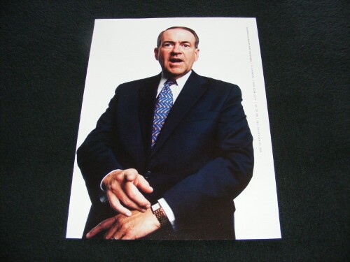 NANCY PELOSI magazine clipping from 2008 with MIKE HUCKABEE on the other side - Picture 2 of 2