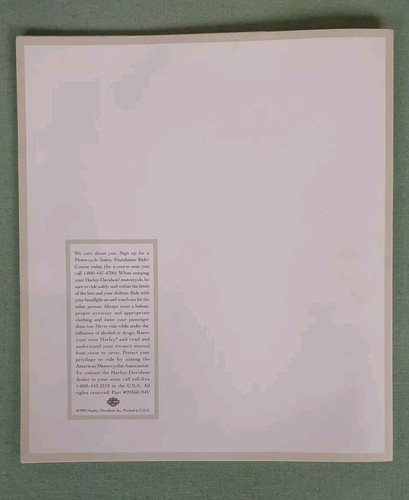 1994 Harley Davidson Motorcycle Full Line Deluxe Sales Brochure Sportster - Picture 19 of 19