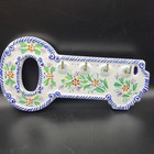 Ceramic Handpainted Talavera Spain Key Holder Wall Mount