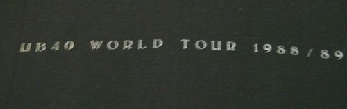 UB40 Vintage "WORLD TOUR 1988/89" Tour Shirt T-Shirt (XL) - Bild 7 von 7