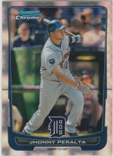 Jhonny Peralta (Tigers) - 2012 Bowman Chrome #136 ReFractor FREE SH