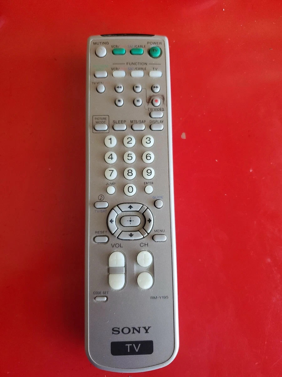 Sony Wega Tv Remote