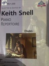 PIANO REPERTOIRE ETUDES LEVEL 1 BY KEITH SNELL KJOS PUBLISHER - NEW