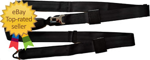 Bonberland Wheelchair Lap Belt - Adjustable Safety Harness & Tie Down Kit, 2.5 Meter Length