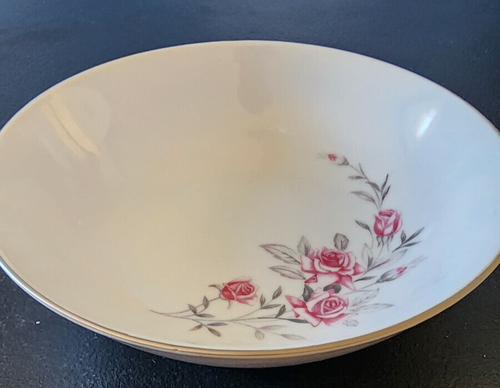 Gambles Import Corp "Rosealinda" Fine China 4 Stück. Set Schalen Top Zustand - Bild 7 von 7