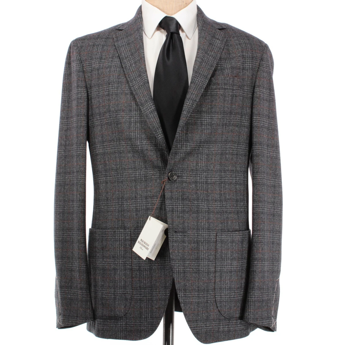 Maurizio Baldassari NWT 100% Wool Sport Coat Size 52L US 42 in