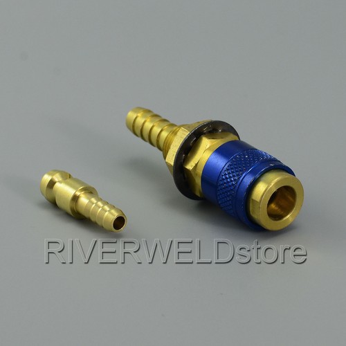 Water-Cooled & Gas Adapter Quick Connector Fitting Fit TIG Welding Torch Intake - Picture 4 of 9