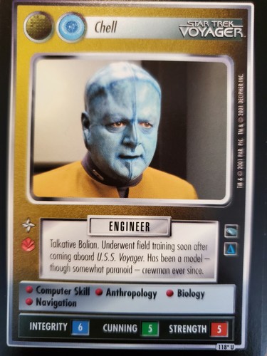 Star Trek CCG Voyager INDIVIDUALES NIVEL SUPERIOR Selecciona Tu Tarjeta Sin Como Nuevo-COMO NUEVO - Imagen 11 de 67