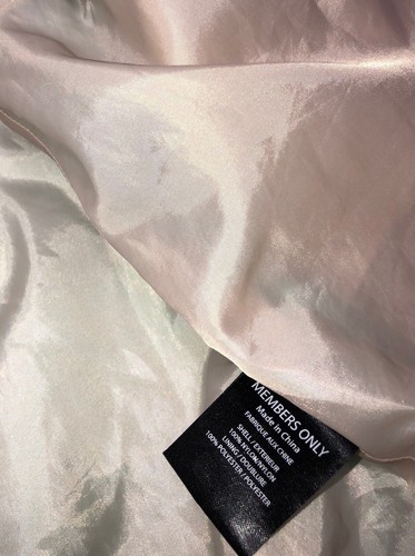 Giubbotto Bomber Solo Membri Donna S Nylon Bambino Blu Crop - Foto 10 di 14