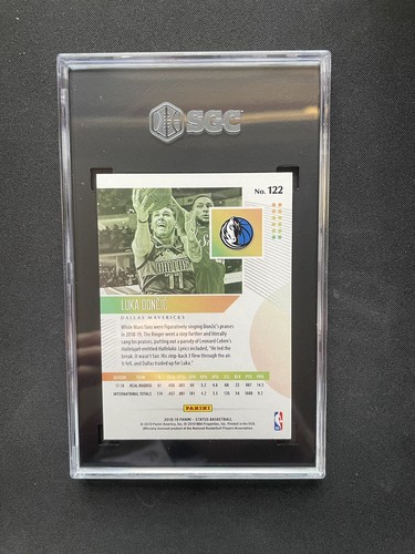 2018-19 Panini Status Luka Doncic Orange RC #122 SGC 9.5 - Picture 2 of 2