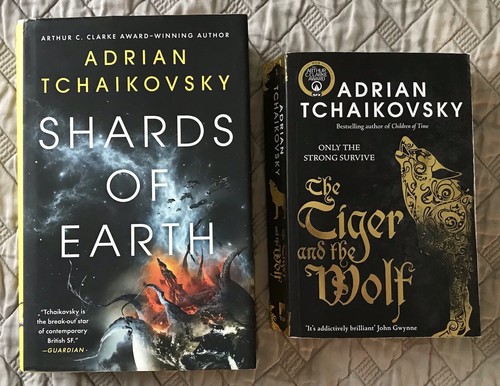 Adrian Tchaikovsky: Shards of Earth 1st Print/1st Ed. HC & Tiger and the Wolf Pb - Picture 15 of 15
